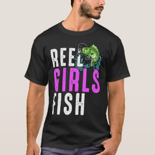 Camiseta Chicas de carrete pescan lubina pesca pescadora ma