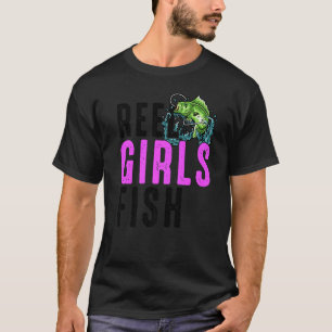 Camiseta Chicas de carrete pescan lubina pesca pescadora ma