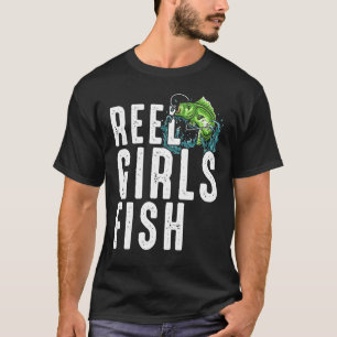 Camiseta Chicas de carrete pescan lubina pesca pescadora ma