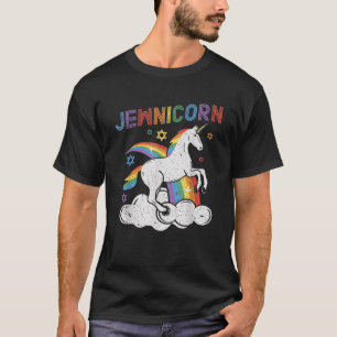 Camiseta Chicas de Chanukah judíos de unicornio divertidos 