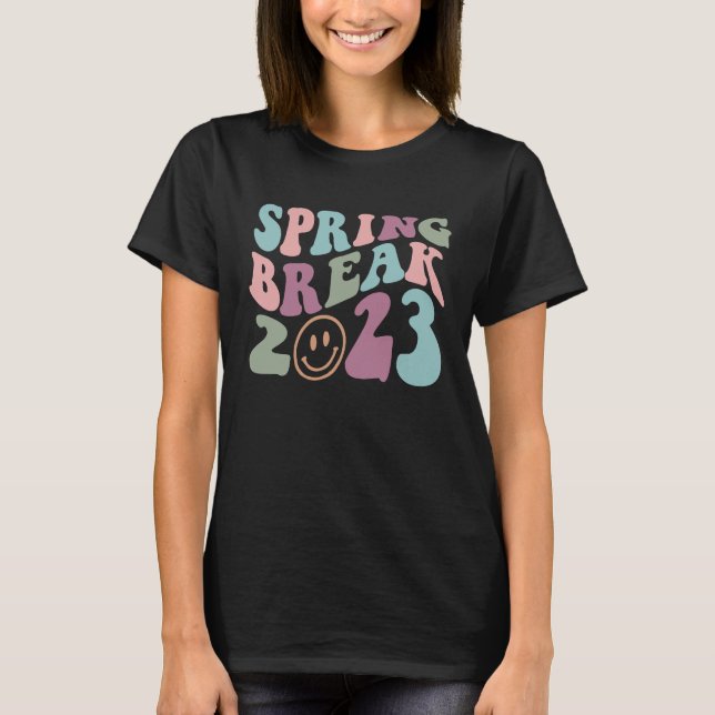Camiseta Chicas de correspondencias retro de Spring Break 2 (Anverso)