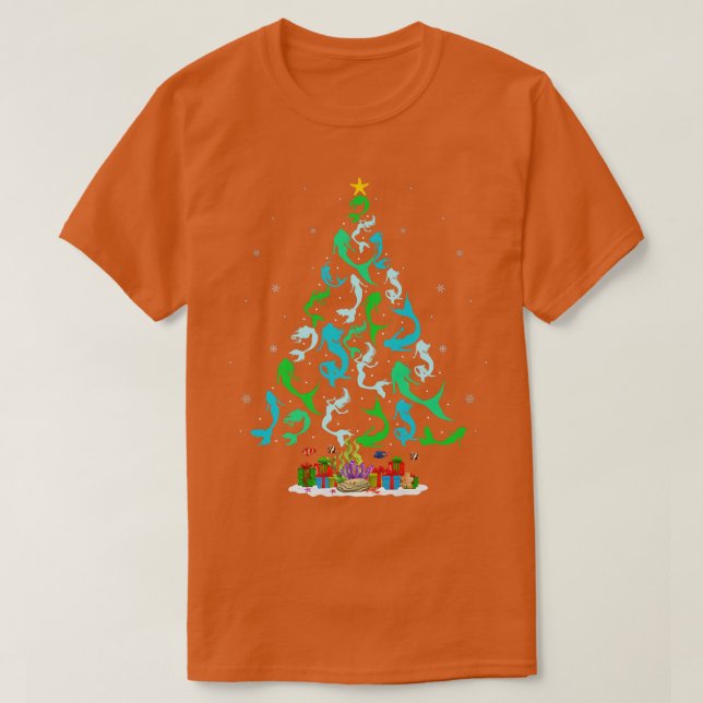 Camiseta Chicas de criadas sirenas y sirvientas Navidades d (Diseño del anverso)