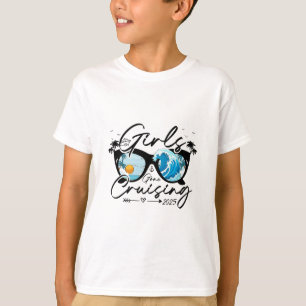Camiseta Chicas de crucero 2025 viaje de crucero vacaciones