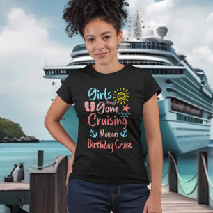 Camiseta Chicas de crucero Grupo Cumpleaños Despedida de so