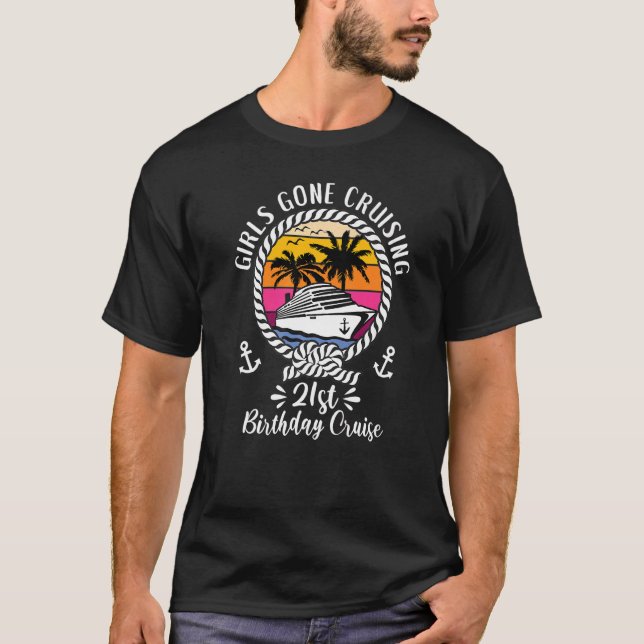 Camiseta Chicas de cruceros se fueron de crucero en crucero (Anverso)