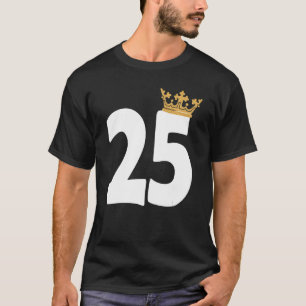 Camiseta Chicas de cumpleaños 25º Fiesta Corona de cumpleañ