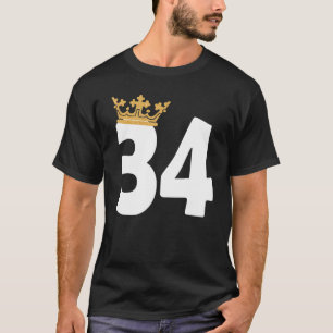 Camiseta Chicas de cumpleaños 34º Fiesta Corona de cumpleañ
