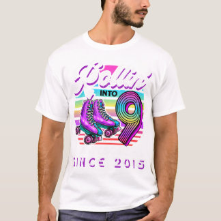 Camiseta Chicas de cumpleaños en patinaje sobre patinaje so