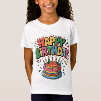Camiseta Chicas de cumpleaños felices