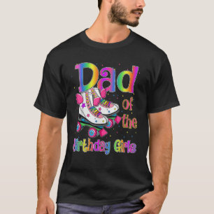 Camiseta Chicas de cumpleaños Rolling Skate Familia de cump