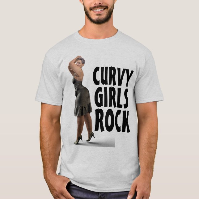 CAMISETA CHICAS DE CURVA ROCK T-SHIRS (Anverso)