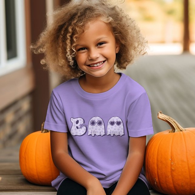 Camiseta Chicas de Cute Boo Ghost Halloween (Subido por el creador)