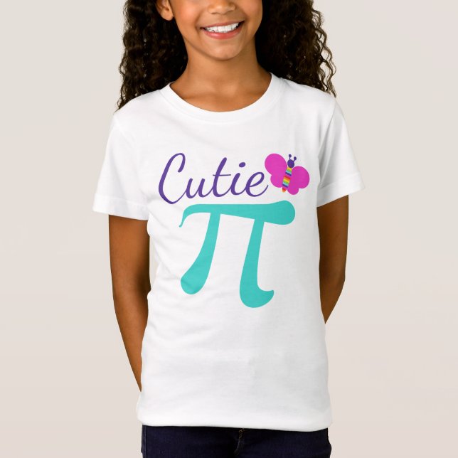Camiseta Chicas de Cutie Pi Cute Math Pun (Anverso)