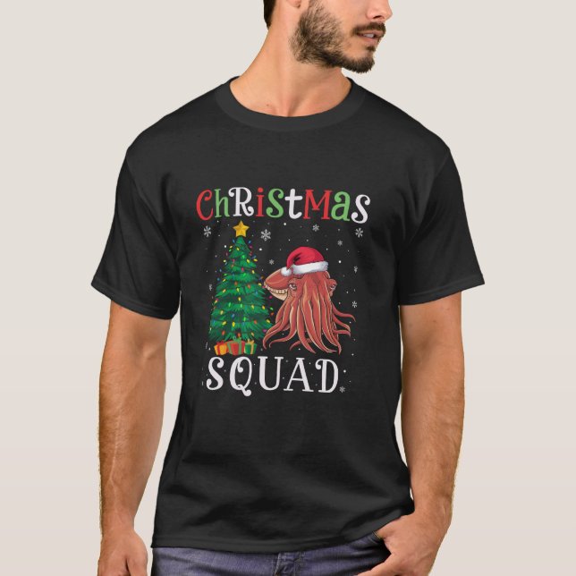Camiseta Chicas de Cuttlefish Squad niños árbol de Navidad  (Anverso)