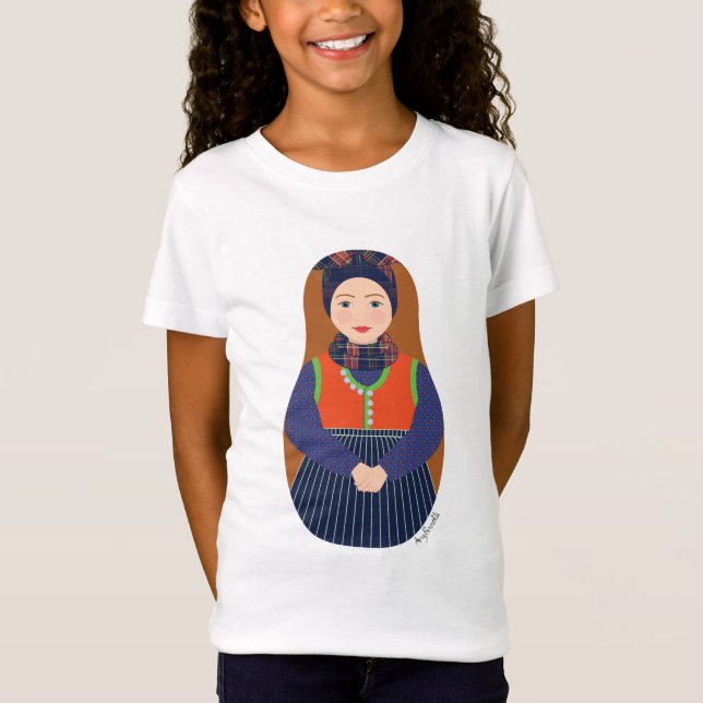 Camiseta Chicas de Dane, Rømø Matryoshka (Anverso)