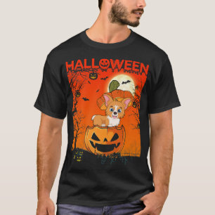 Camiseta Chicas de disfraces de calabaza mujeres cortan Hal