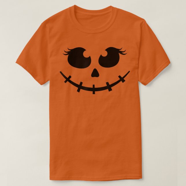 Camiseta Chicas de disfraces de Halloween Jack O Lantern (Diseño del anverso)