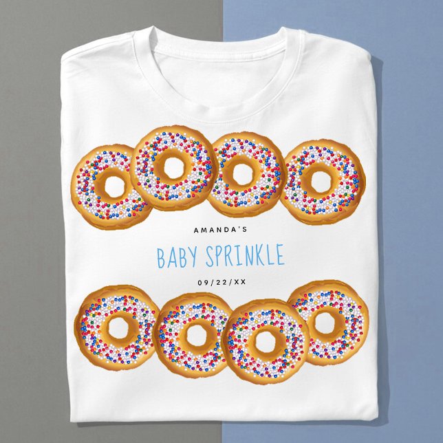 Camiseta Chicas de Donut Modernas Baby Shower Sprinkle (Subido por el creador)