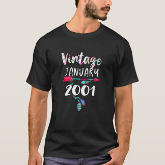 Camiseta Chicas De Enero Cumpleaños De 21 Años Hecho En 200