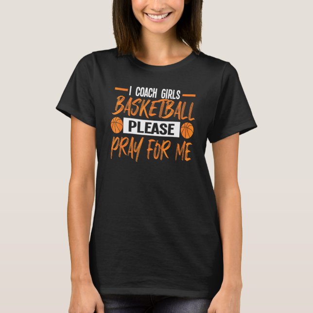Camiseta Chicas de entrenadores de baloncesto de básquetbol (Anverso)