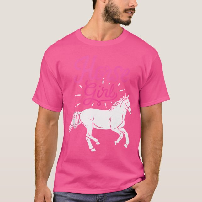Camiseta Chicas de equitación (Anverso)