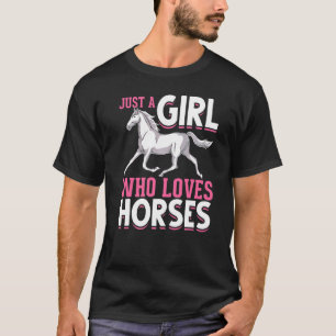 Camiseta Chicas de equitación jinetes de caballos mujeres