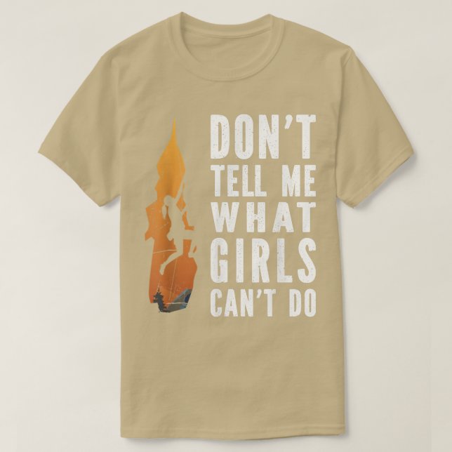 Camiseta Chicas de escalada de rock de Grunge escalan motiv (Diseño del anverso)