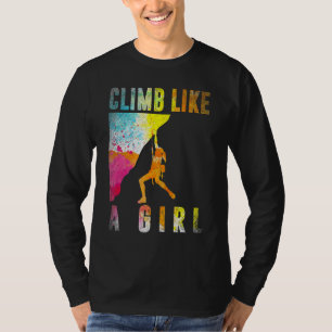 Camiseta Chicas de escaladores rocosos rockeros niños de ro