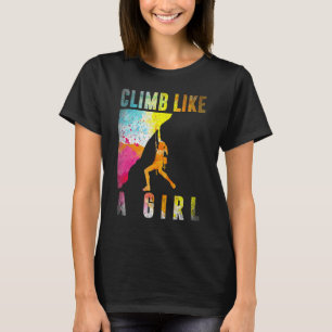 Camiseta Chicas de escaladores rocosos rockeros niños de ro