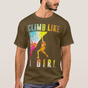 Camiseta Chicas de escaladores rocosos rockeros niños de ro