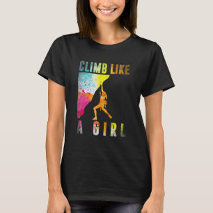 Camiseta Chicas de escaladores rocosos rockeros niños de ro