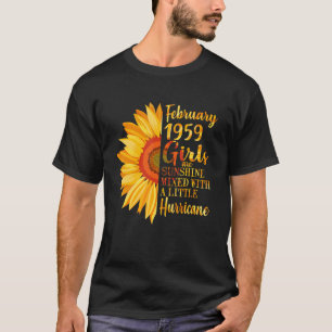Camiseta Chicas de febrero de 1959 Regalos de cumpleaños 64