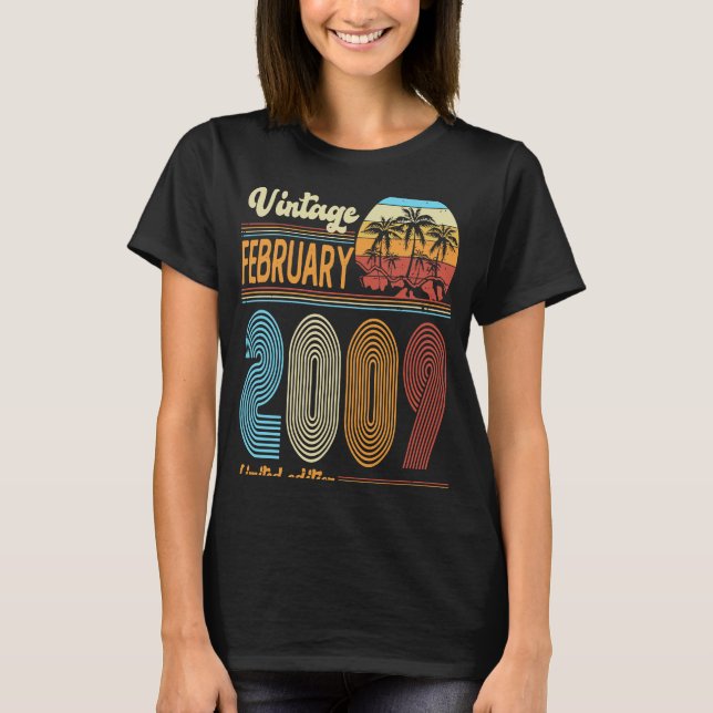 Camiseta chicas de Febrero de 2009 de 14 años (Anverso)
