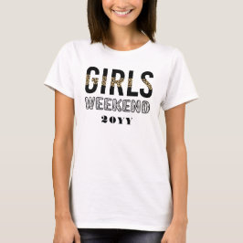Camiseta Chicas de fin de semana Chicas personalizados viaj