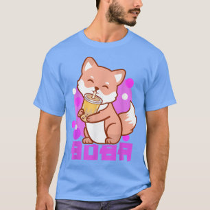 Camiseta Chicas de Fo Bubble Tea Anime Boba Kawaii Neko 136