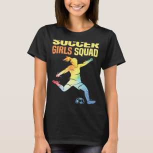 Camiseta Chicas De Fútbol Escuadrón Niños Y Fútbol Femenino