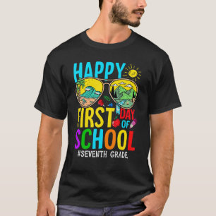 Camiseta chicas de gafas de sol de séptimo grado Cuartel de