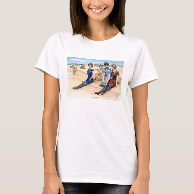 Camiseta Chicas de Gibson en la playa, 1900 (Anverso)