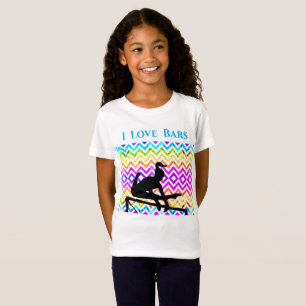 Camiseta Chicas de gimnasia de bares desiguales adoran cami