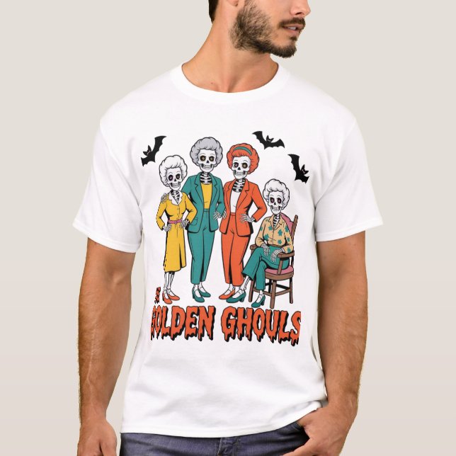 Camiseta Chicas de Golden Ghouls - Divertida parodia de Hal (Anverso)