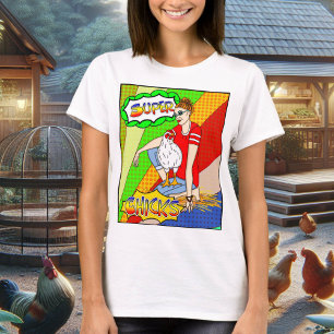 Camiseta Chicas de Guay   Arte de muros de pollo