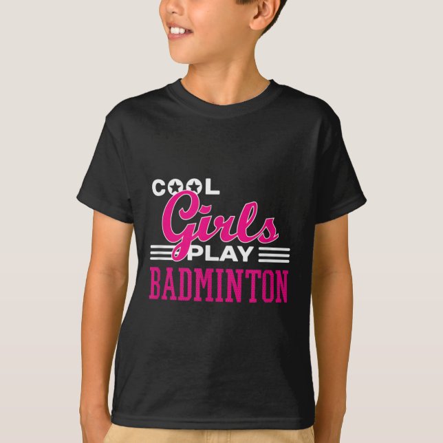 Camiseta Chicas de Guay juegan a Badminton (Anverso)