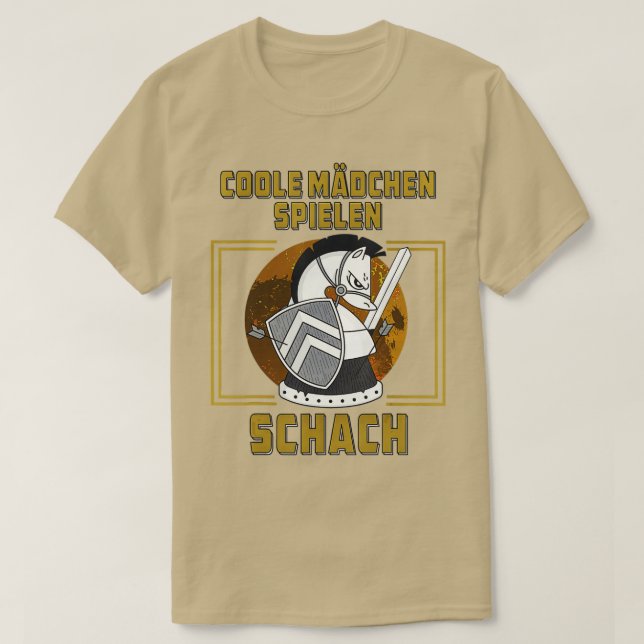 Camiseta Chicas de Guay juegan al juego de ajedrez y piensa (Diseño del anverso)