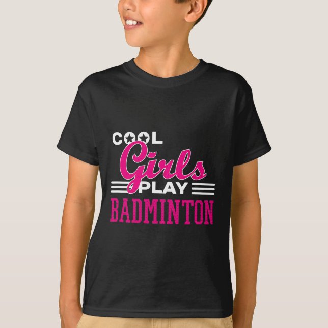 Camiseta Chicas de Guay tocan Badminton 1 (Anverso)