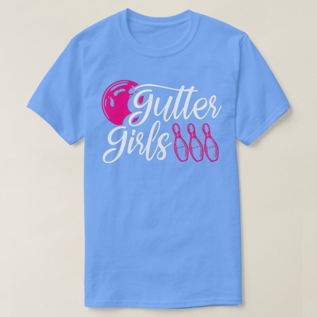 Camiseta Chicas de Gutter Bowling T (Diseño del anverso)