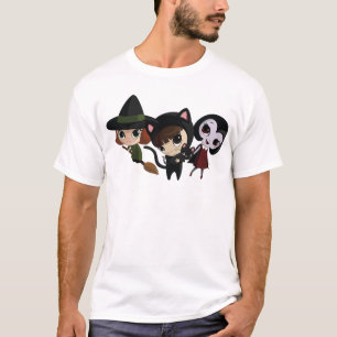 Camiseta Chicas de Halloween