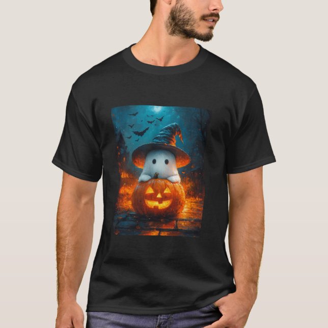 Camiseta Chicas de Halloween diseñan Hala para niños de la  (Anverso)