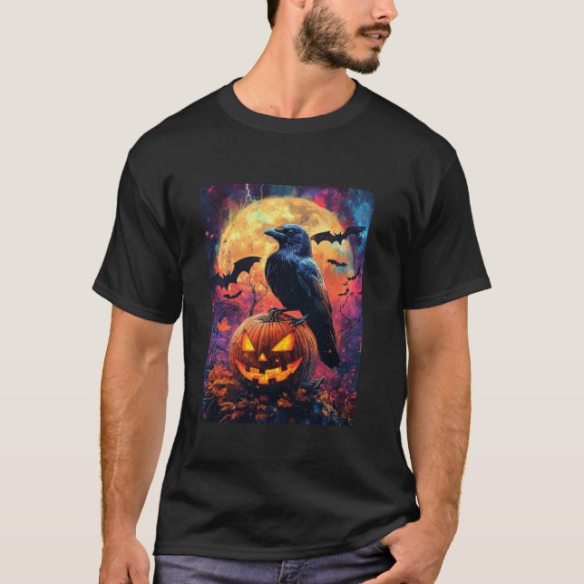 Camiseta Chicas de Halloween diseñan sala para niños de cal (Anverso)