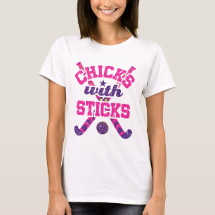 Camiseta Chicas de hockey con garrapatas