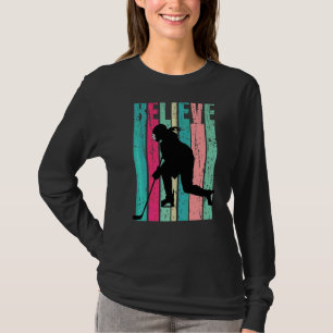 Camiseta Chicas de hockey sobre hielo inspiran motivación